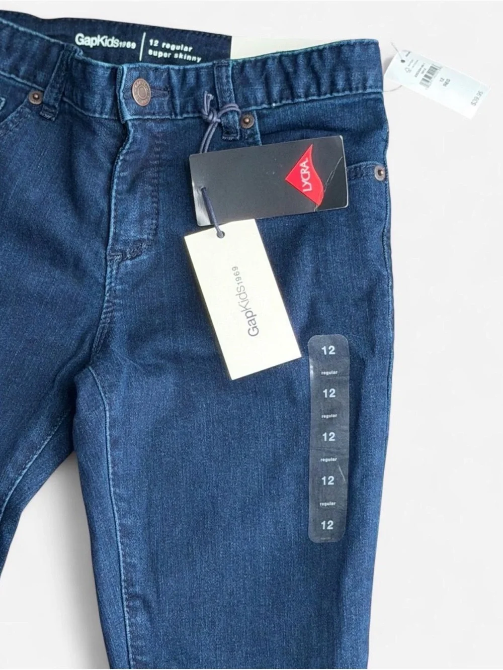 GAP Kids Super Skinny Jeans Size 12 Regular NWT | Mid Rise | High Stretch